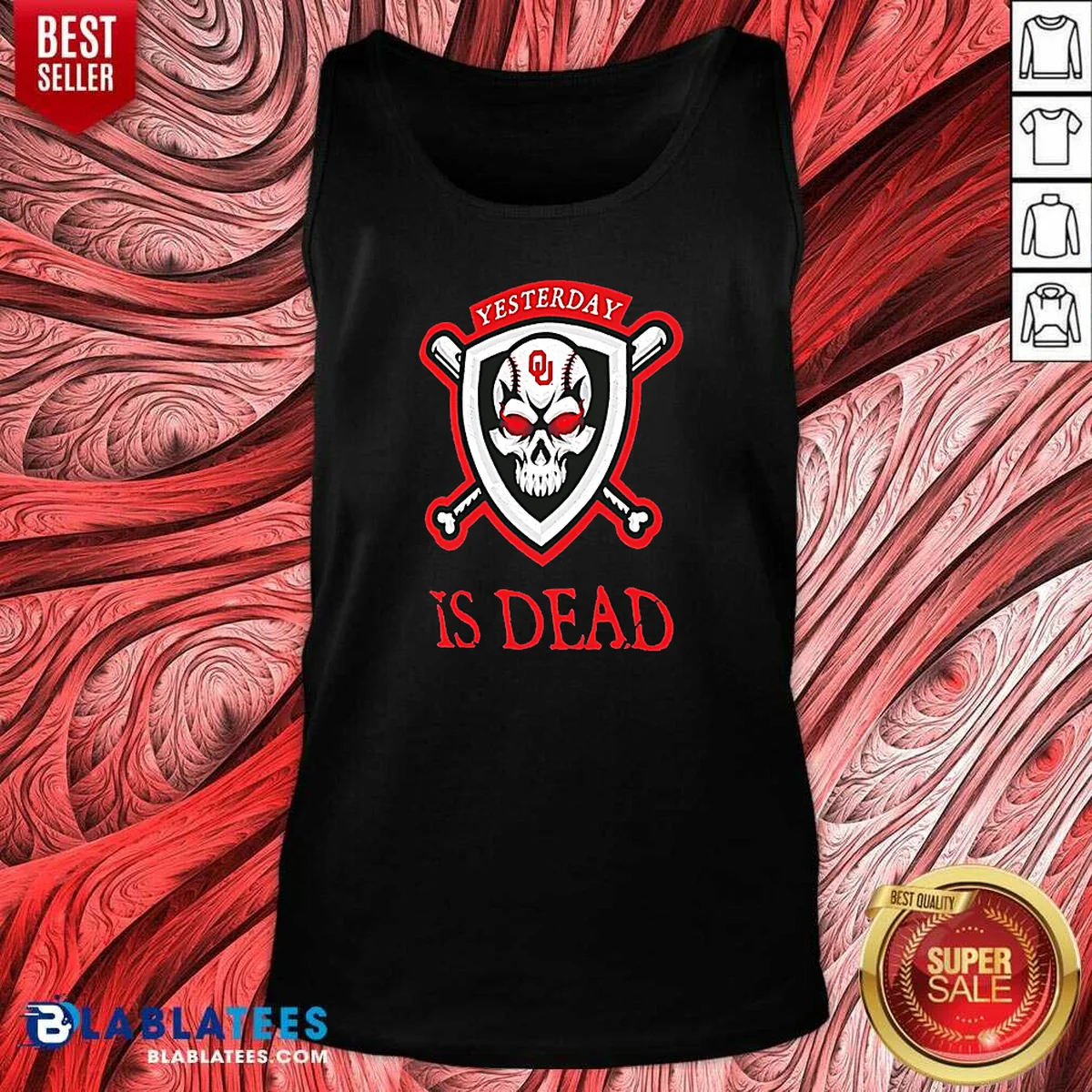 Top Officials Yesterday Is Dead Oklahoma Tank Top Top Officials Yesterday Is Dead Oklahoma Tank Top