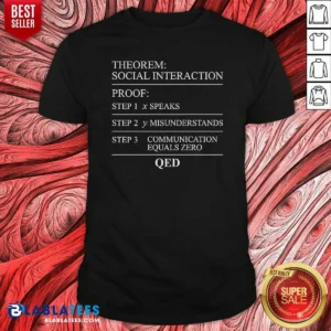 Top Social Interaction Theorem Math Proof Introvert
