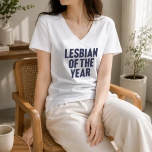 Good Awesome Top Loty Lesbian Of The Year V-Neck Shirt