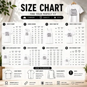 Size chart for Hot Pretty Labour Day Pride Line Art For Builders with measurements in inches and cm to help choose the right fit