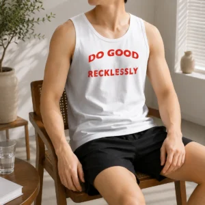 Nice Funny Do Good Recklessly Motivational Quote Tank Top