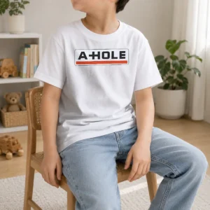 Official A Hole Sarcastic Insult Slang Kids T-Shirt