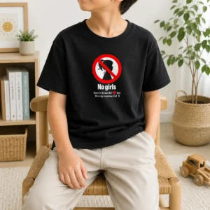 Official Original No Girls Love Is Beautiful But Money Is Powerful Kids T-Shirt
