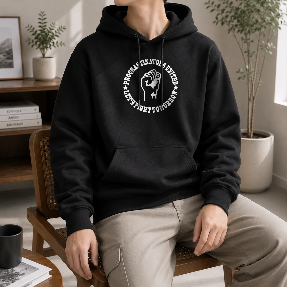Premium Good Procrastinators Union Let'S Fight Tomorrow Geek Hoodie
