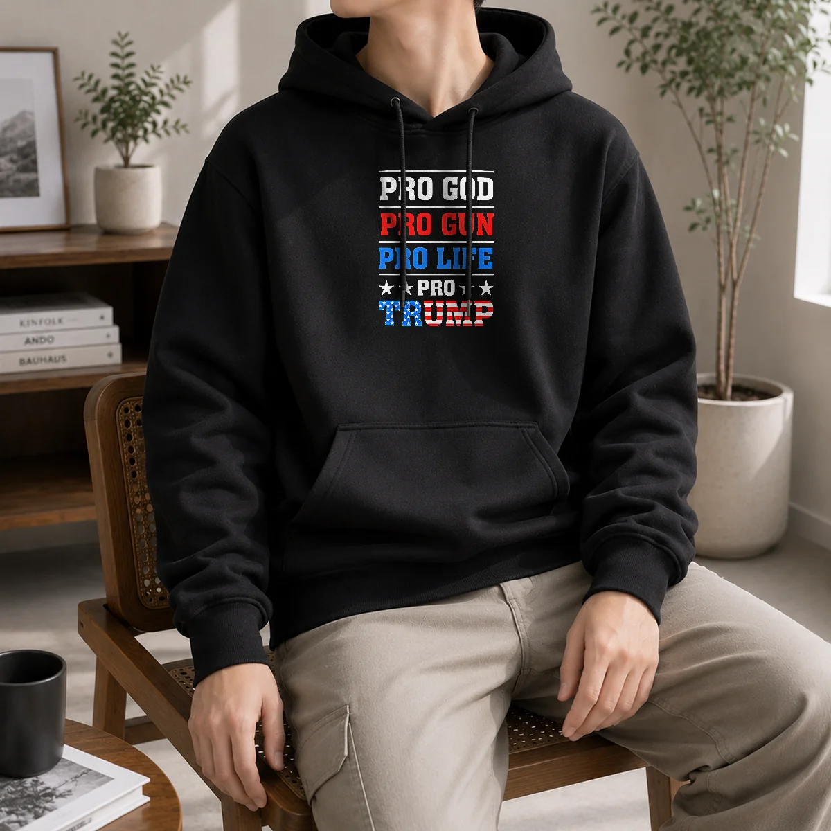 Pretty Pro God Pro Gun Pro Life Pro Trump Conservative Hoodie