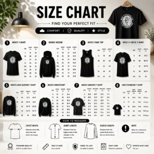 Size chart for Pretty What If Everyone Else Is Just Underthinking Frog Coffee Lover with measurements in inches and cm to help choose the right fit
