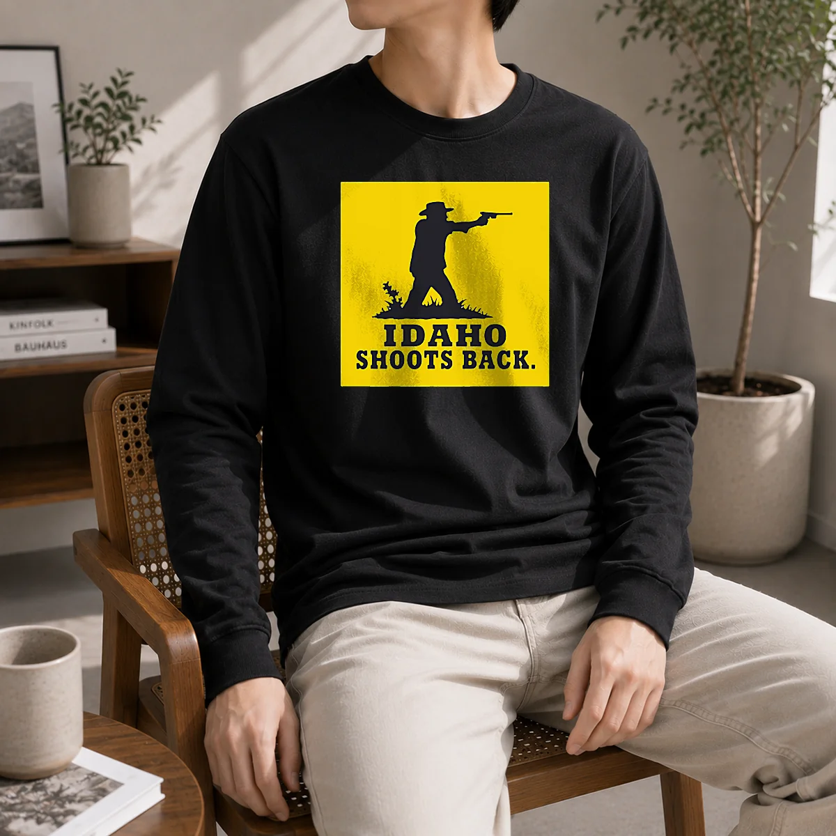 Top Original Idaho Shoots Back Long Sleeve Shirt