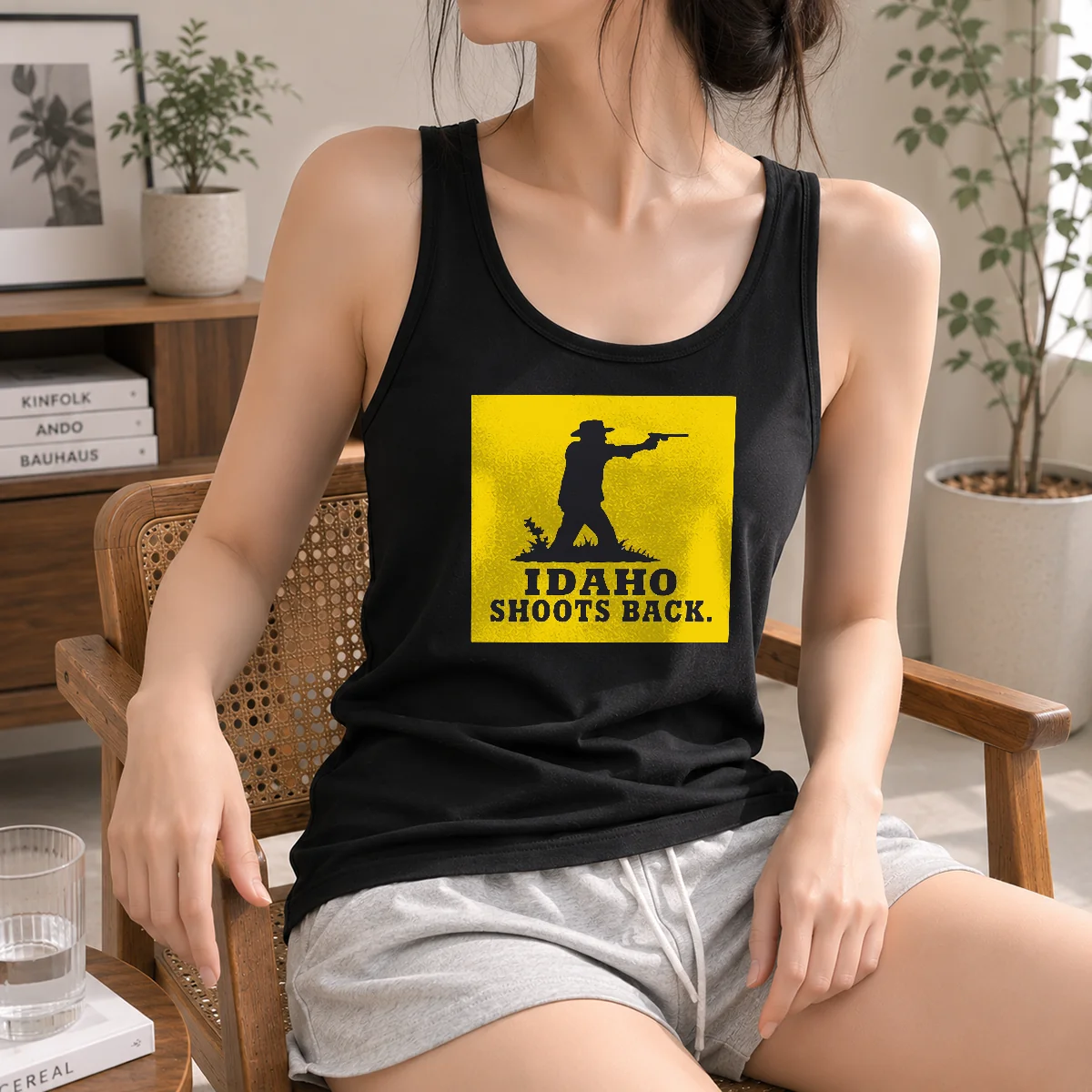 Top Original Idaho Shoots Back Tank Top